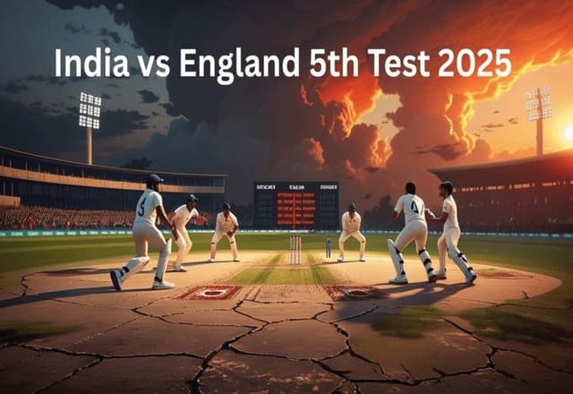  India vs England 5th Test 2025 – India's Make-or-Break Comeback Plan (Seriously)